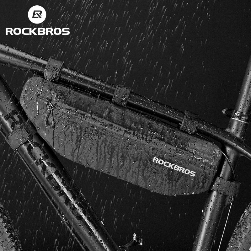 ROCKBROS Cycling Bicycle Bags Top Tube Front Frame Bag Waterproof MTB Road Triangle Pannier Dirt-resistant Bike Accessories Bags 250610