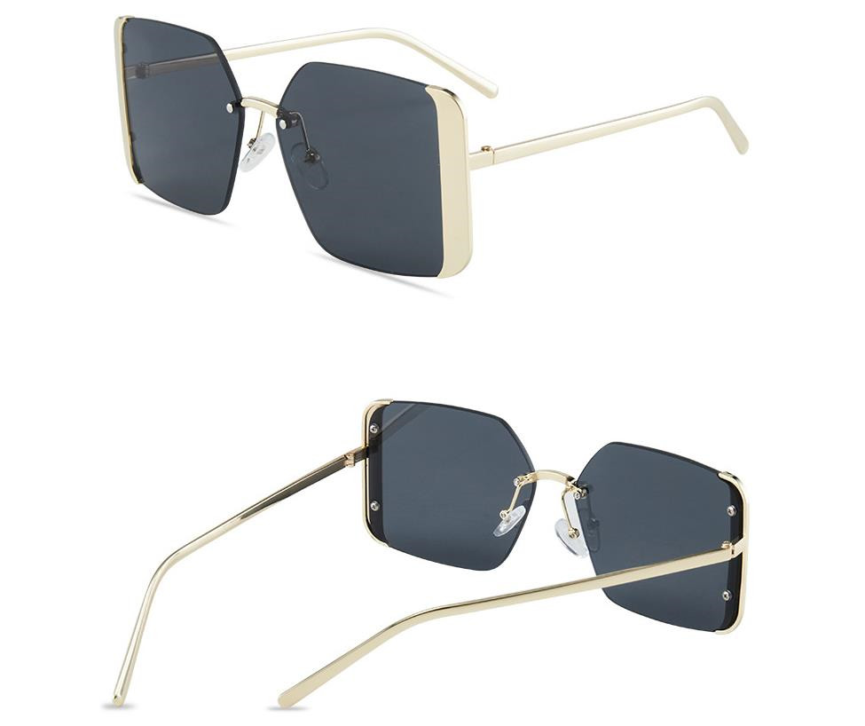 Designer Sunglasses For Women Men Fashion Sunglasses Luxury Polarized Lens Goggle Pilot PC Frame Oversized UV400 Eyewear Luxury Style Sunglasses DA032