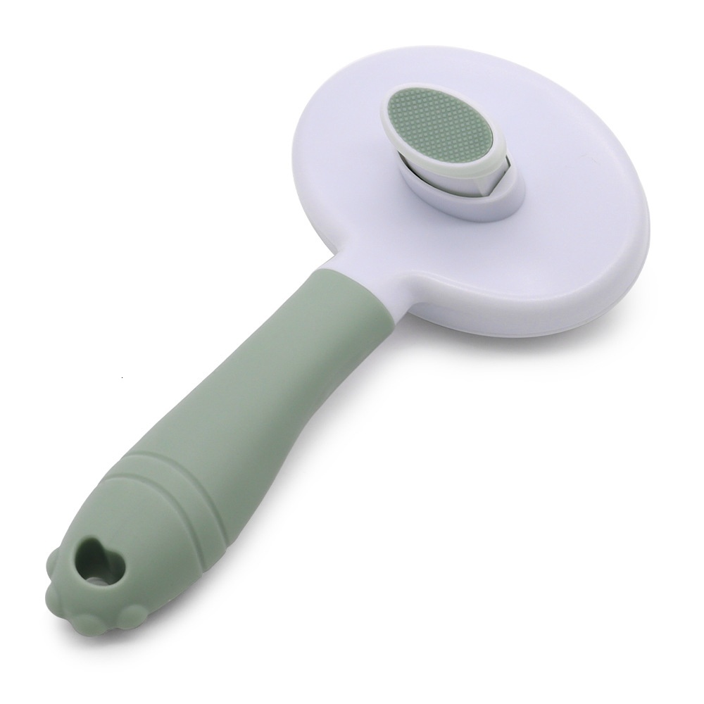 Cat Brush For Shedding, Cleaner For Indoor Cats, Self-Cleaning Slicker Brush For Dogs,Pet Brush Gently Removes Loose Fur Undercoat For Small Pet Rabbi