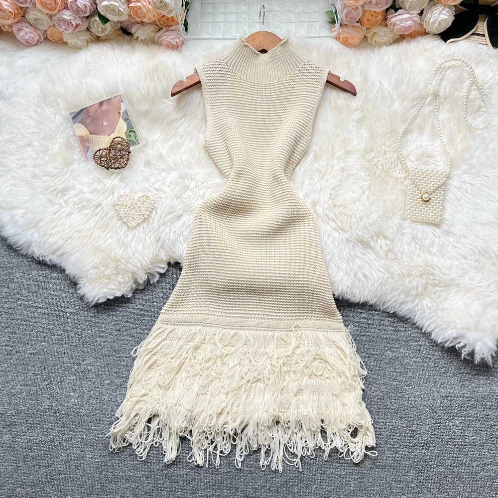 YuooMuoo Women Dress 2025 New Summer Fashion Sexy Openwork Stitching Sleeveless Bodycon Party Dress Korean Lady Beach Dresses XJ250610