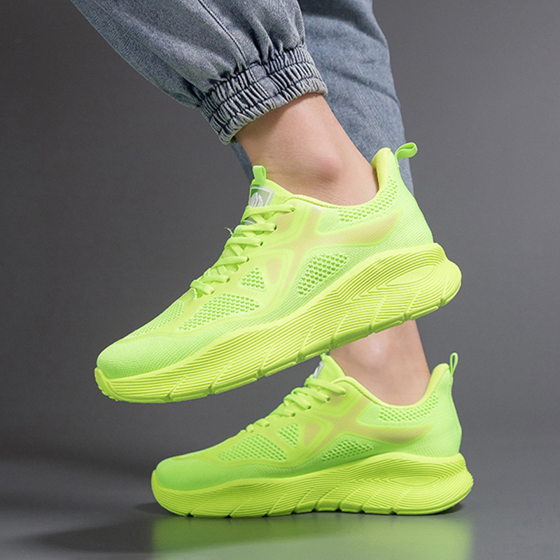 designer shoes sneakers womens mens trainers flying mesh weaver breathable lightweight non slip gym sports casual sneaker platform shoes dhgate