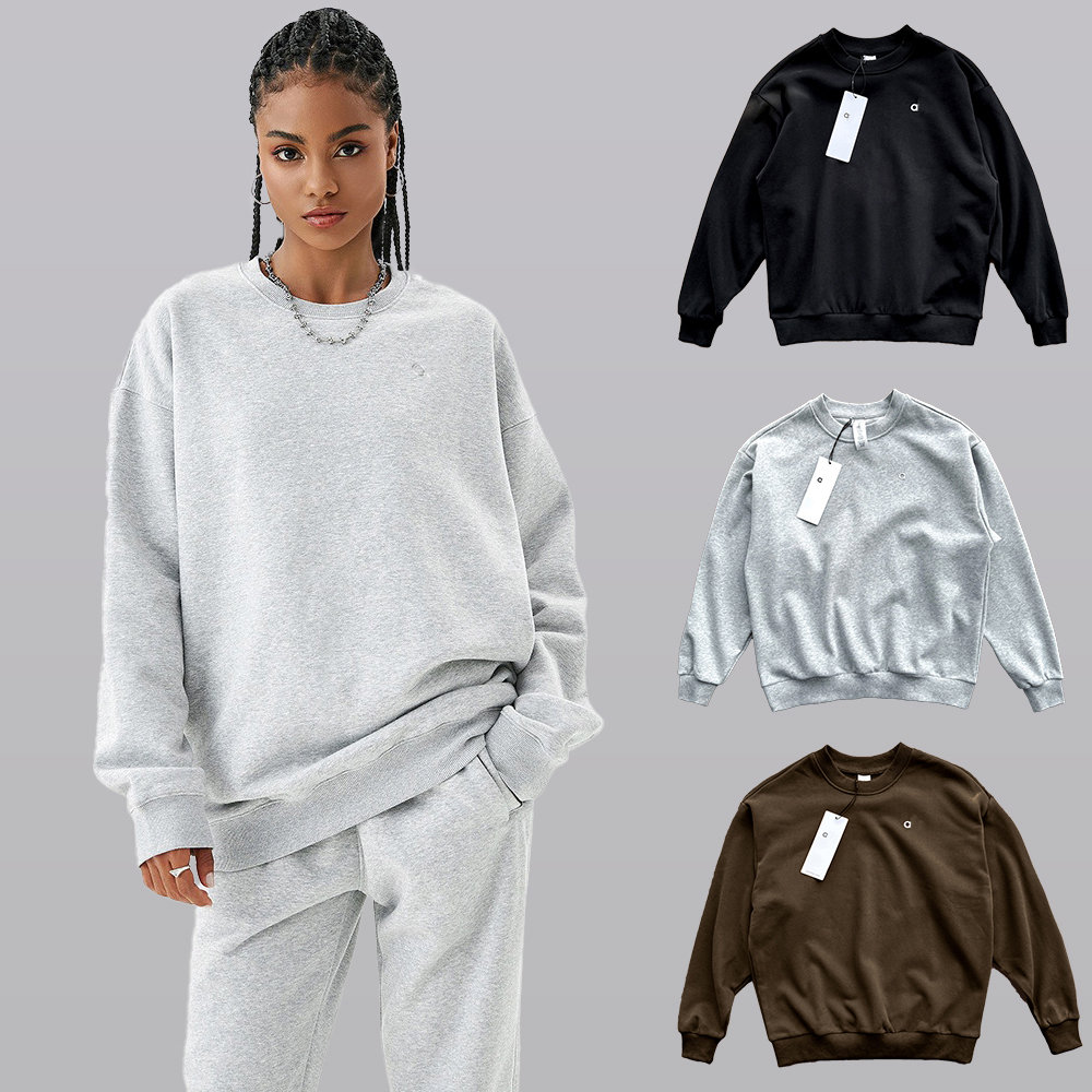 Women's Oversized Yoga Hoodie - 3D Logo Print Cropped Sweatshirt | Gym Workout Top (Short/Long Sleeve)