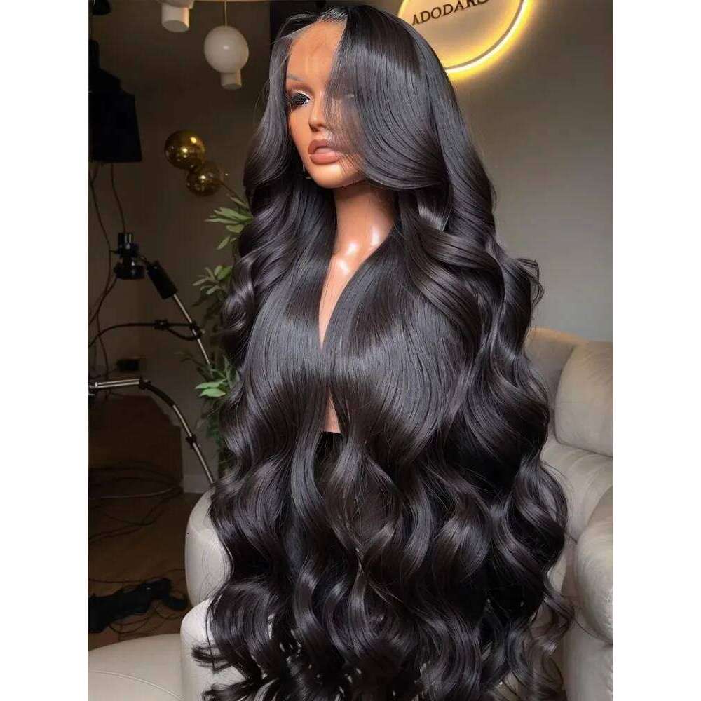 250 Density Body Wave 30 40 Inch 13x4 HD Front Human Hair 13x6 5x5 Glueless Wigs Beginners Closure Lace Frontal Wig