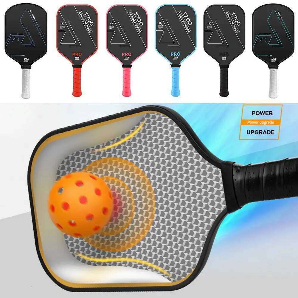 1pc T700 Paddles Carbon Fiber USAPA Approved Pickleball Rackets Lightweight Comfortable Pickle Ball Paddle