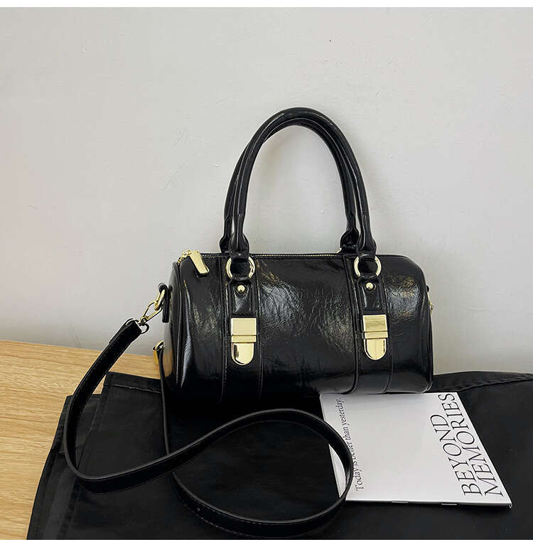 Korean Boston for Women 2024 New Summer Shoulder Crossbody High-Quality Niche Handbag Pillow Bag GUHUISHU
