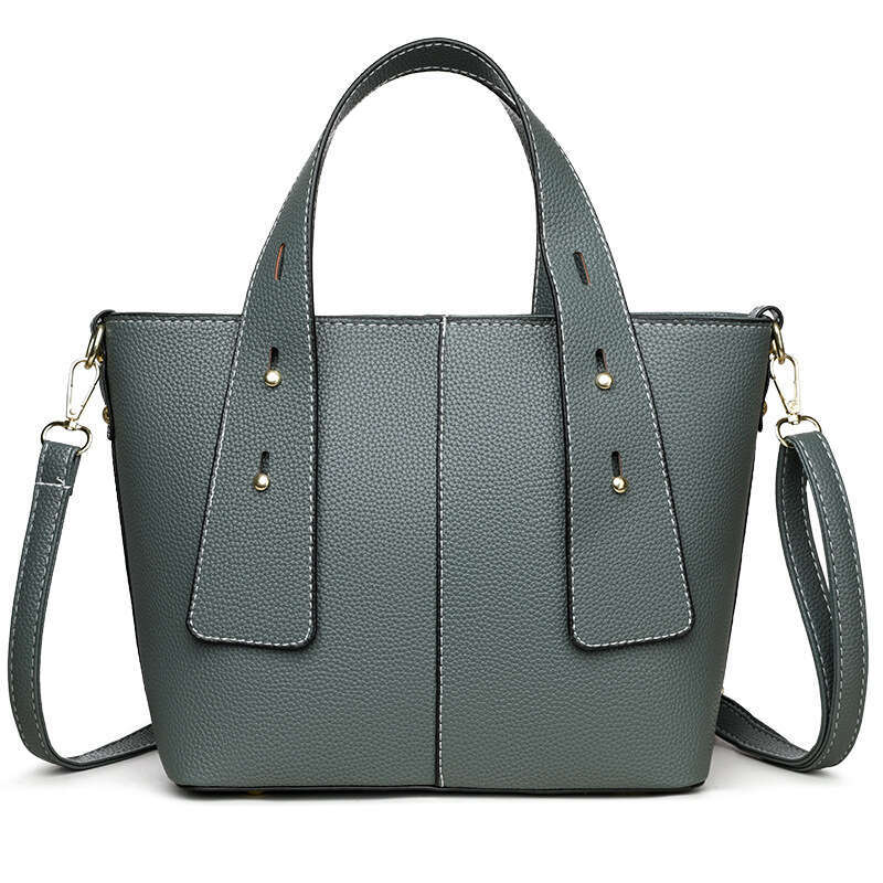 2025 Trendy Textured Women's Niche Wide Strap Handbag Crossbody Fashion Versatile Shoulder Bag
