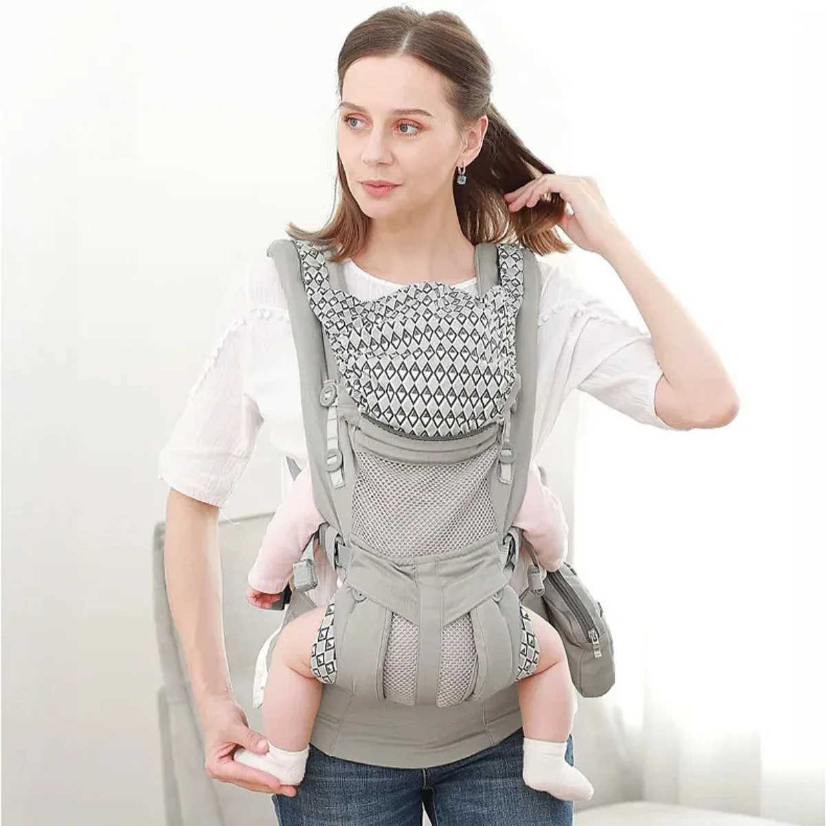 Baby Bags Baby Carrier Strap Front Facing Multi-functional Babies Sling Kangaroo Bag Breathable Carriers Wrap Blet for Newborn y25061083MB