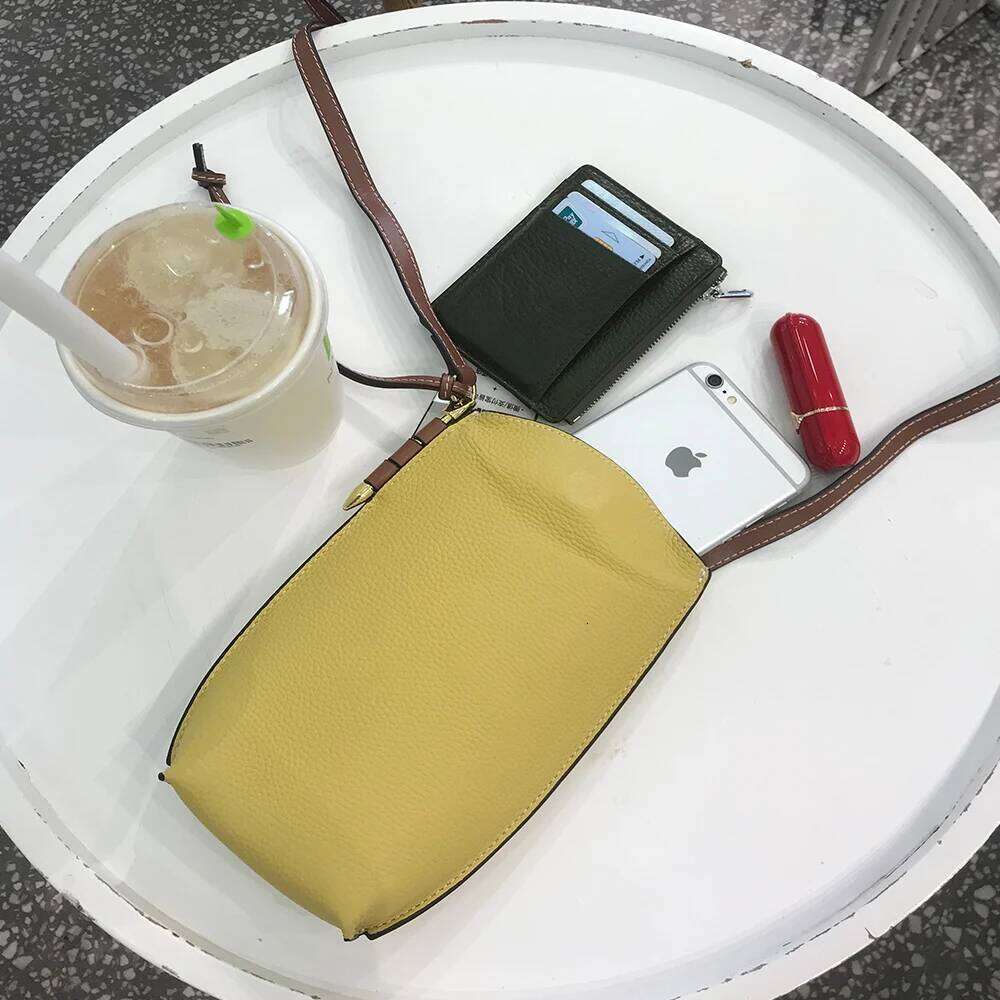 Genuine Leather Purses And Handbags Designer Crossbody Bags For Women Mobile Phone