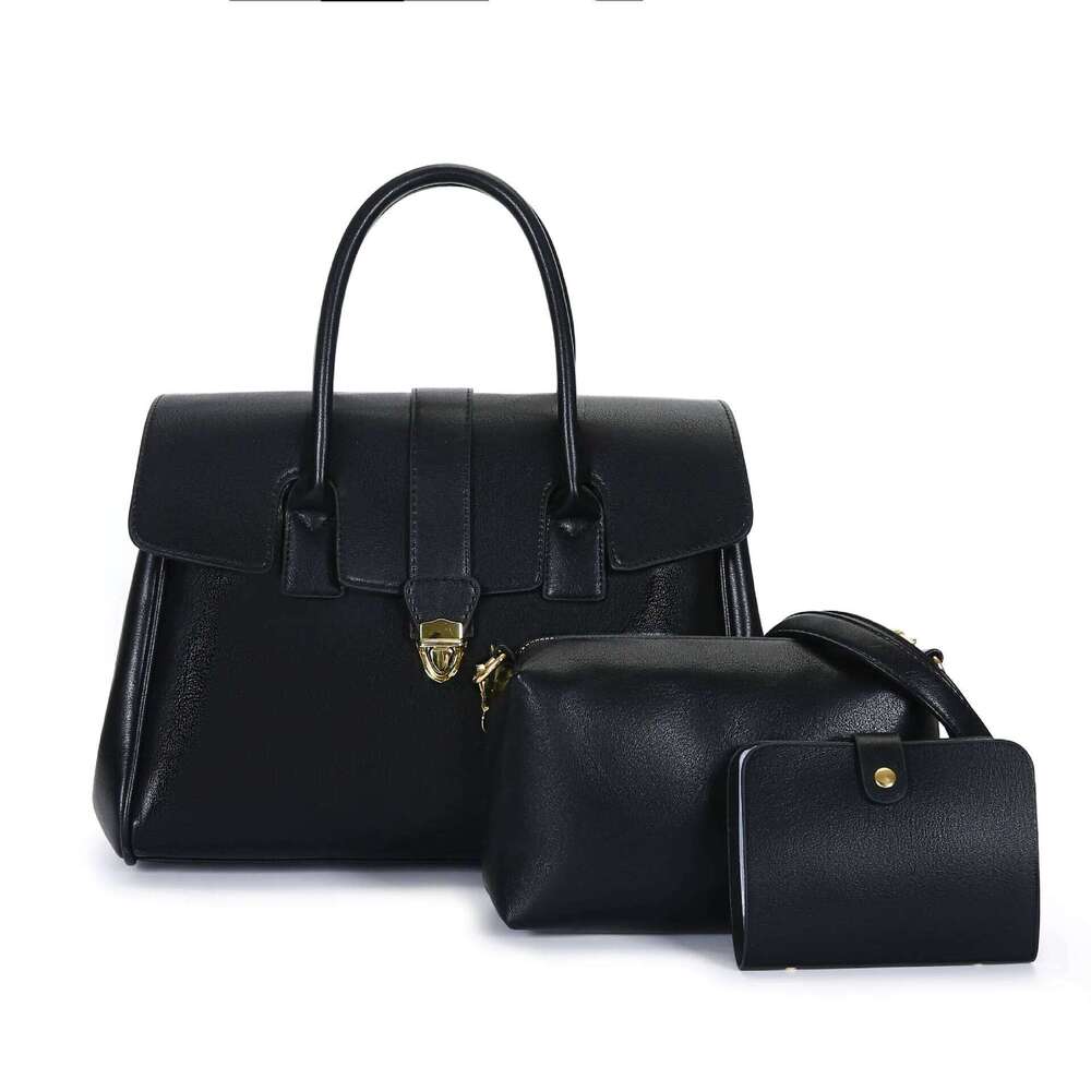 2025 Vintage Leather Tote For Women Spacious Designer Work Bag Water-Resistant Office Briefcase Commuter Travel Handbag