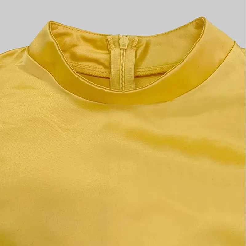 Elegant Party Evening Maxi Dresses for Women 2024 New Summer Short Sleeves Pockets Solid Color Round-Neck A-Line Dress XJ250610