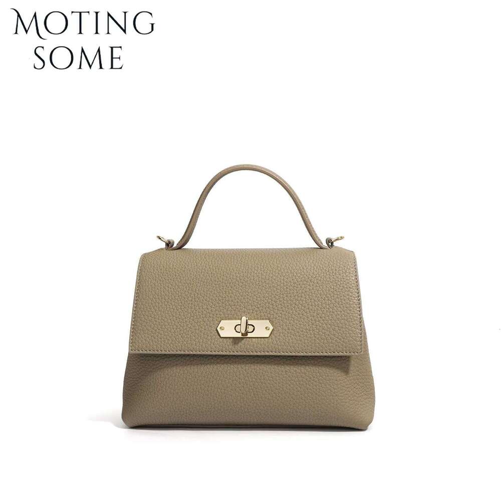 Motingsome Fashion Cowhide Mini Bag Women Shoulder Genuine Leather Flap Bags Satchel Lady Daily Purses 2024 New