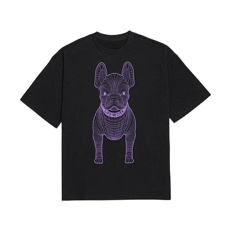 Korean Fashion Brand Designer T-shirts Spring and Summer Season Mainstream Men and Women Can Be Matched with Printed Cotton T-shirts