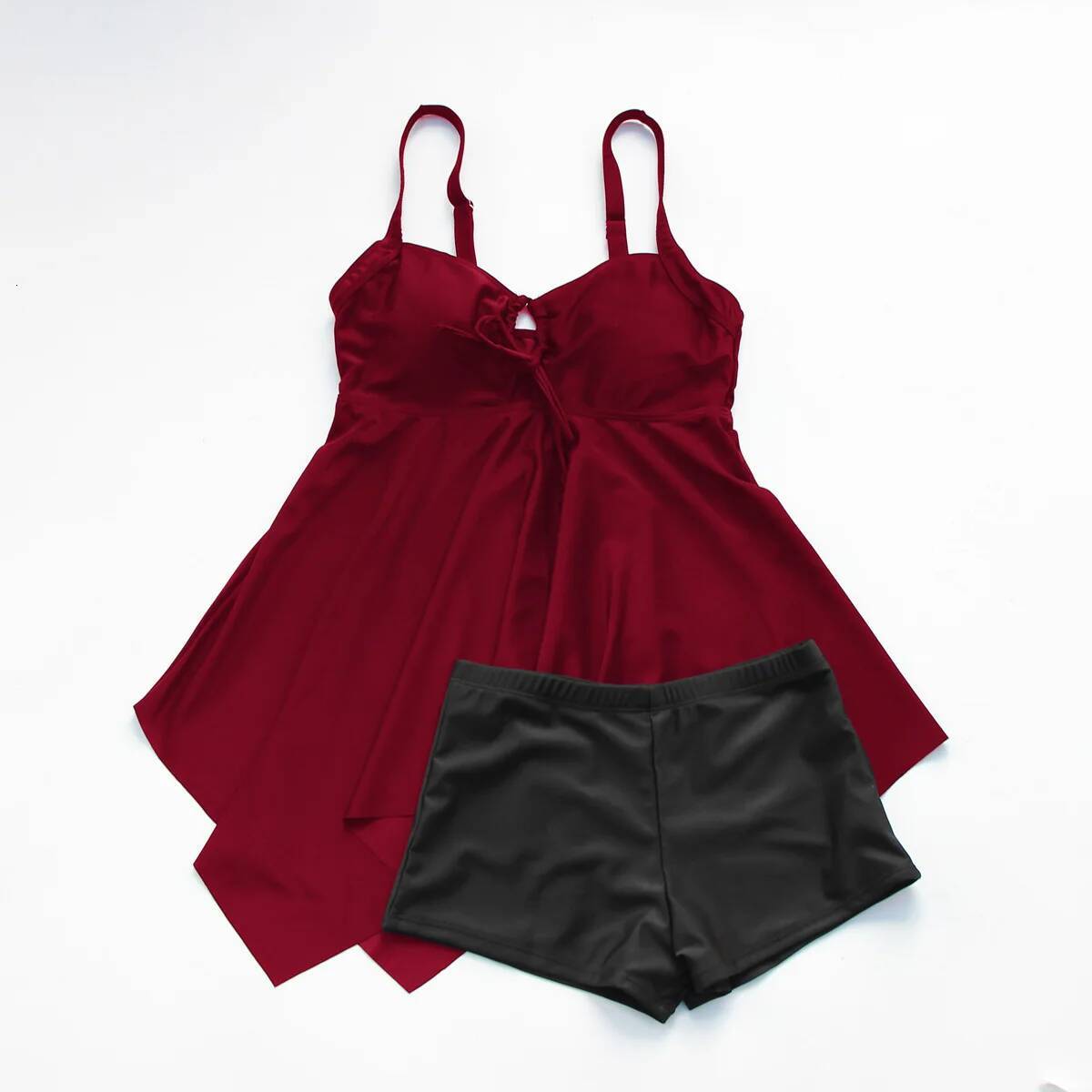 Large Tankini Swimsuit Women Vintage Bikini High Waist Plus Size Swimwear Beachwear Summer Female Bathing Suit Swimming Bathers
