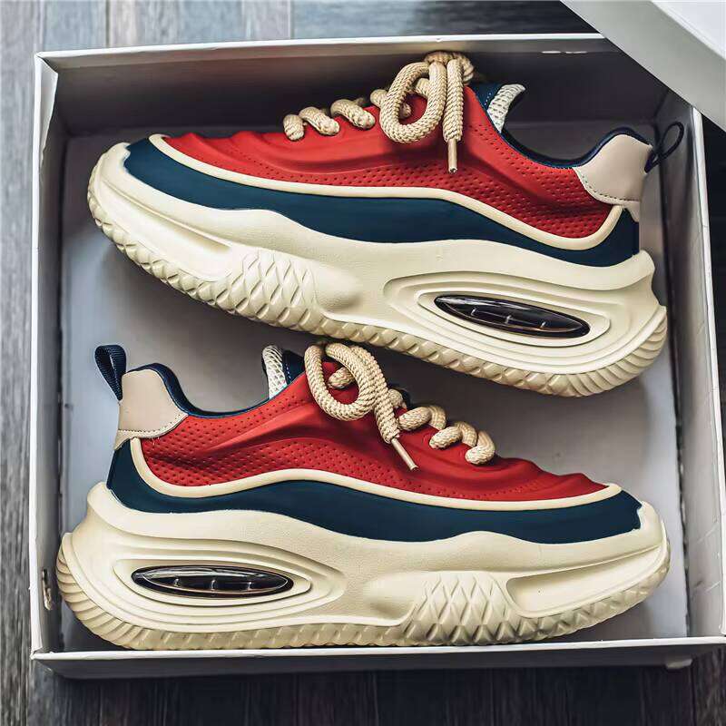 Hot Selling Men's Fashion Sports High Quality Thick-soled Casual for Men Comfortable Sneakers Skateboard Shoes