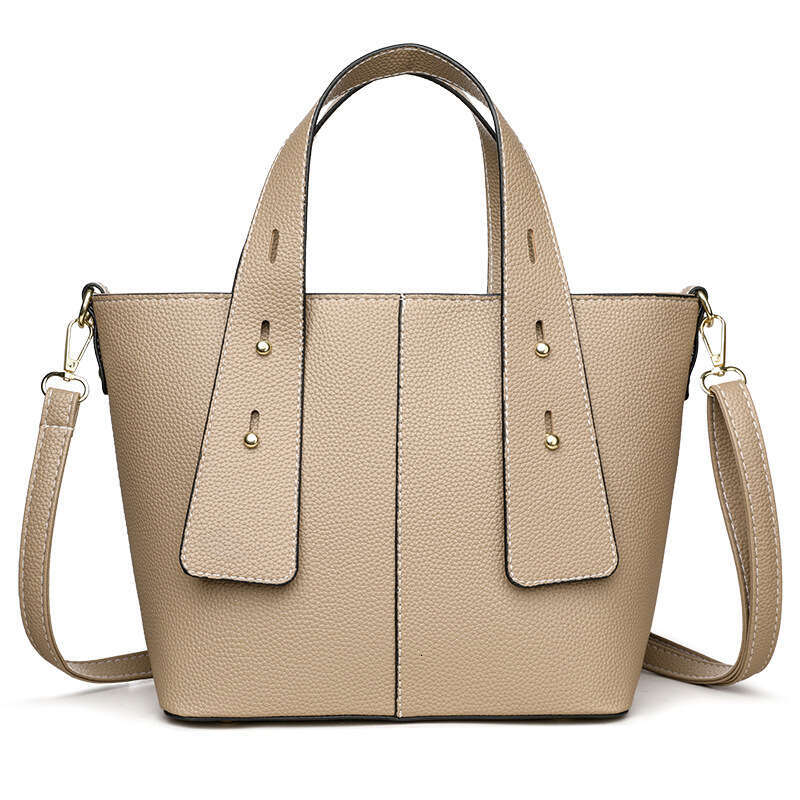 2025 Trendy Textured Women's Niche Wide Strap Handbag Crossbody Fashion Versatile Shoulder Bag