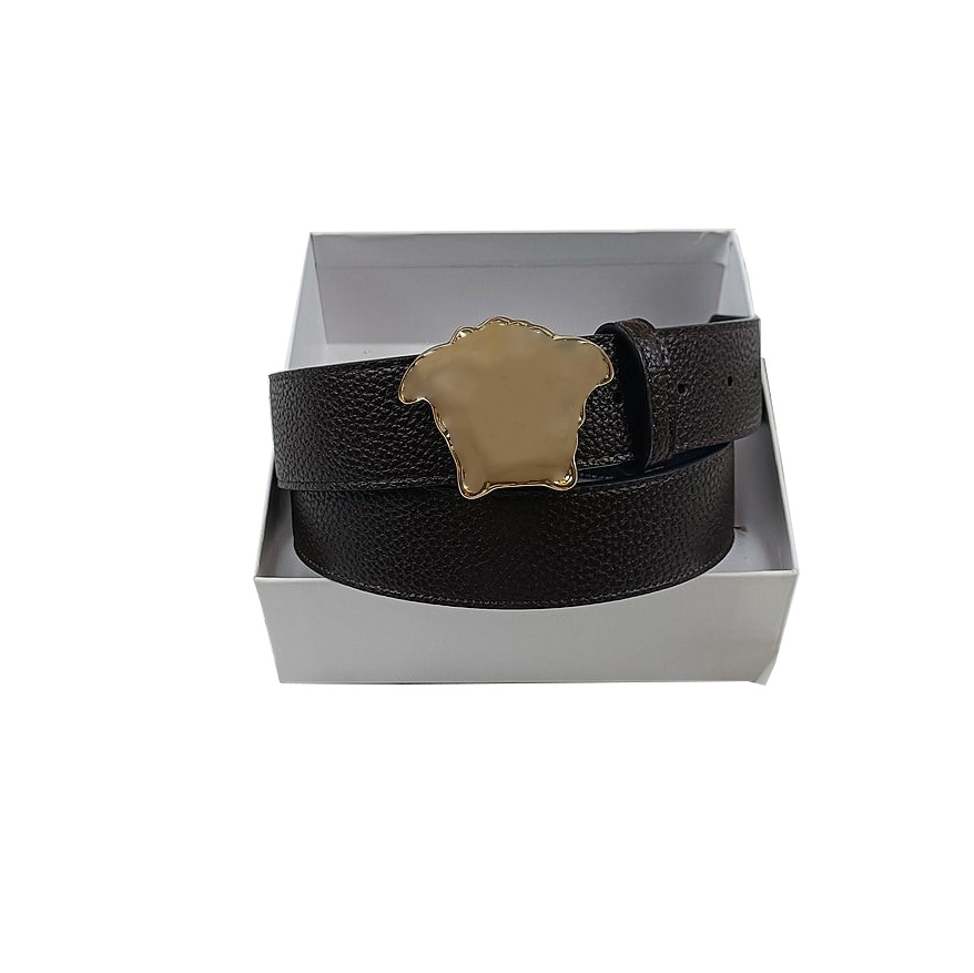 Designer Mens Belt Luxury Womens mens Belts unisex Smooth Buckle Cow Leather belt fashion business casual simple classic nice gift width 3.8cm