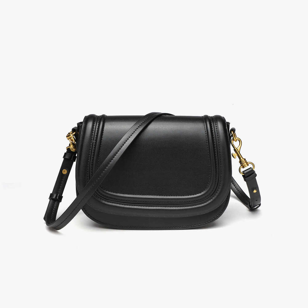 Z Brand Women's 2025 New Saddle Wide Shoulder Strap Crossbody Underarm Versatile Flap Ins Trend Bag