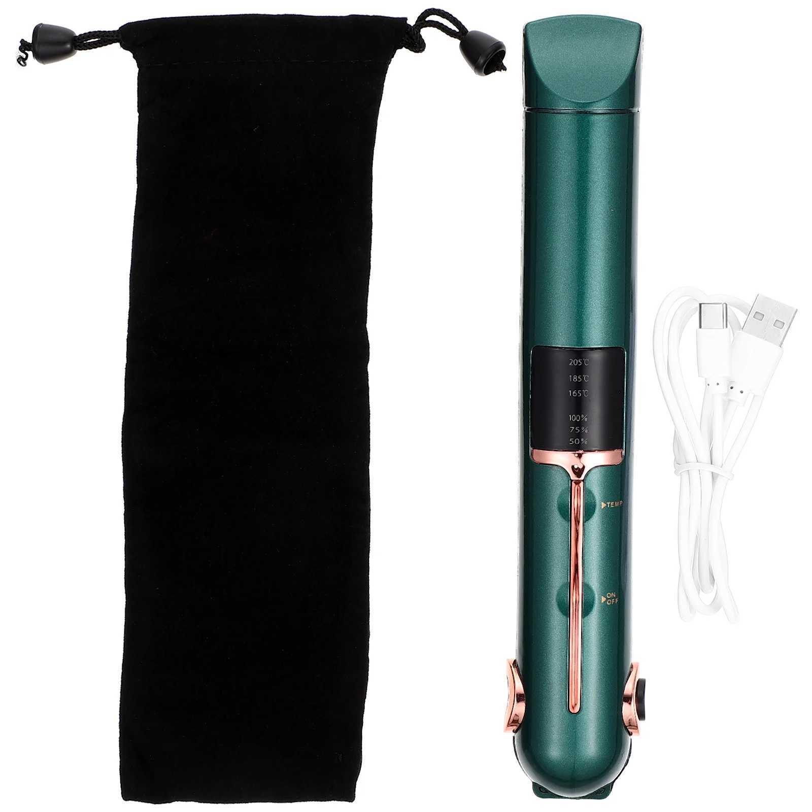 Hair Straightener Brush for Women Wireless Charging Curling Rod Modeling Rechargeable W250610