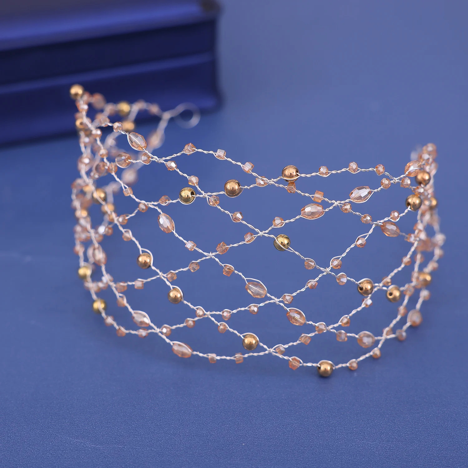 Fashion Handmade More Color Crystal Headbands Wedding Hair Accessories Rhinestone Hairband Bridal Head Vines 250610