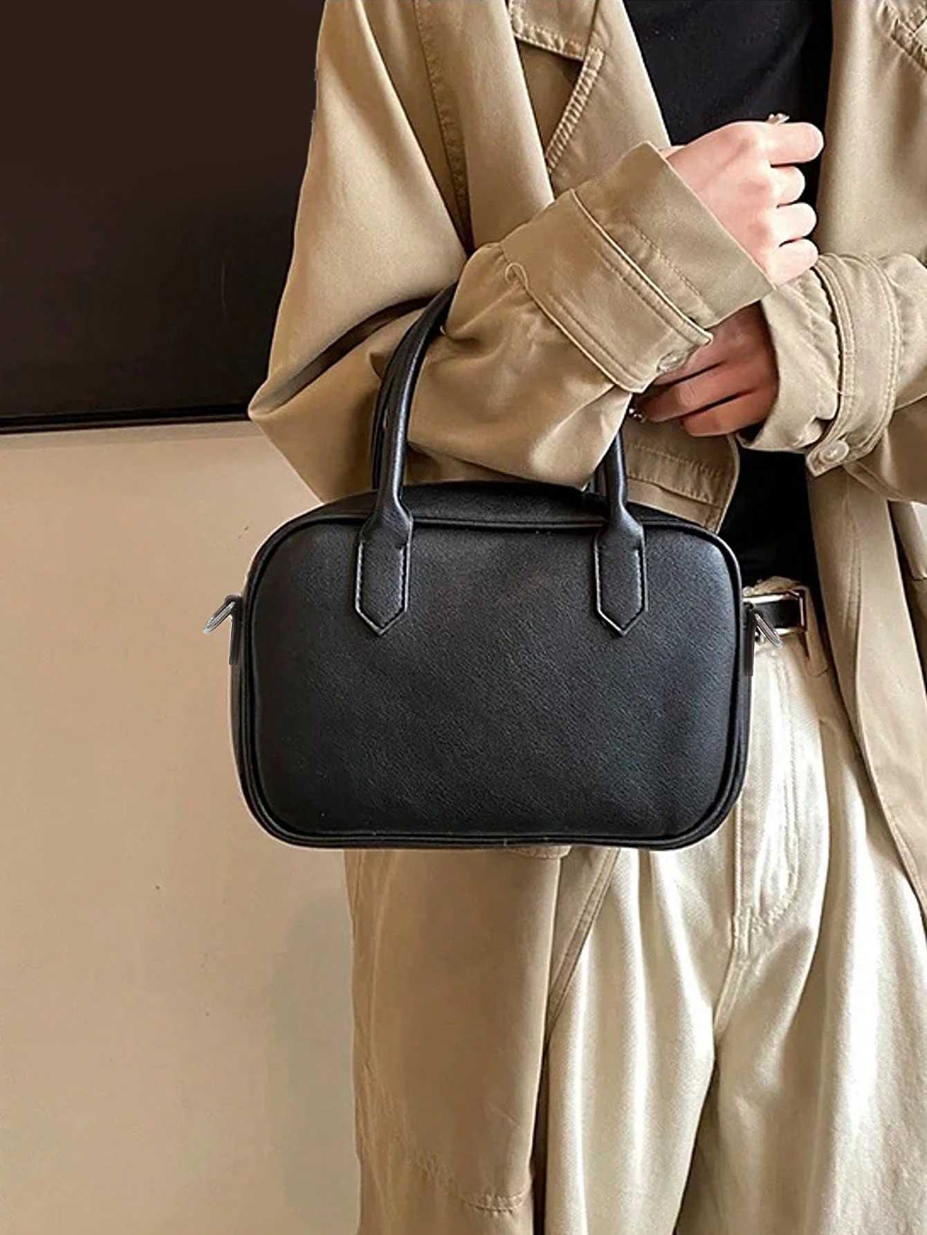 MIYIN Classic Vintage PU Leather Womens Handbag Solid Color Fashion Designer Messenger Bag High Quality Underarm Shoulder Bag Y250607