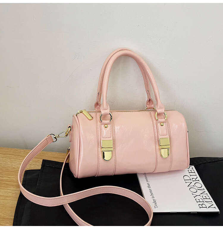 Korean Boston for Women 2024 New Summer Shoulder Crossbody High-Quality Niche Handbag Pillow Bag GUHUISHU