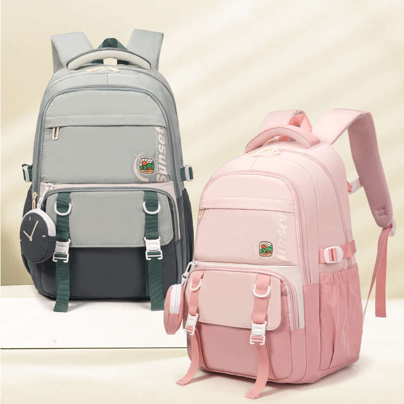 2025 Backpack Middle Students, Simple Large Capacity Elementary School Boys And Girls Trendy Gift For Admission