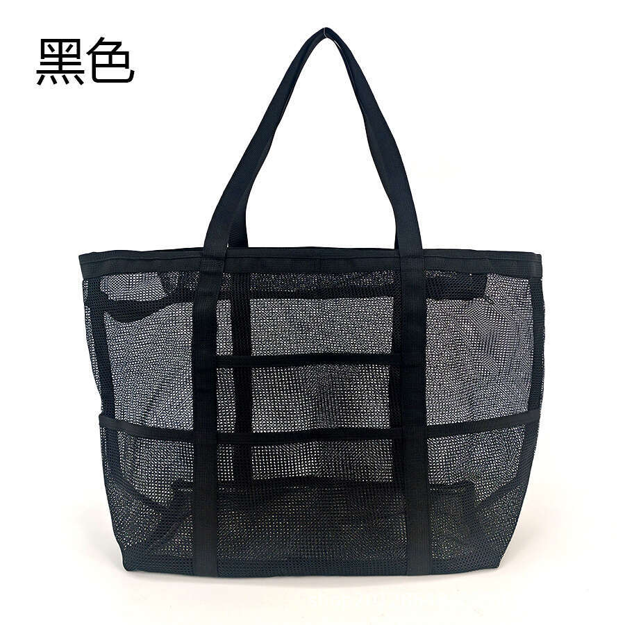 Summer New Korean Style Beach Swimming Toy Handheld Storage Large Capacity Mesh Visible Makeup Toiletry Bag