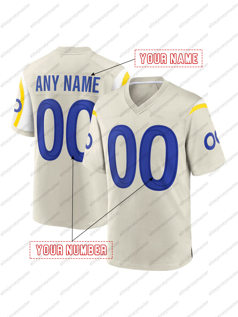 Personalized Custom Cities Football Jerseys Jarquez Hunter 35 Stetson Bennett 13 Garoppolo 11 Stafford 9 Custom Any Number Name For Men Women Youth
