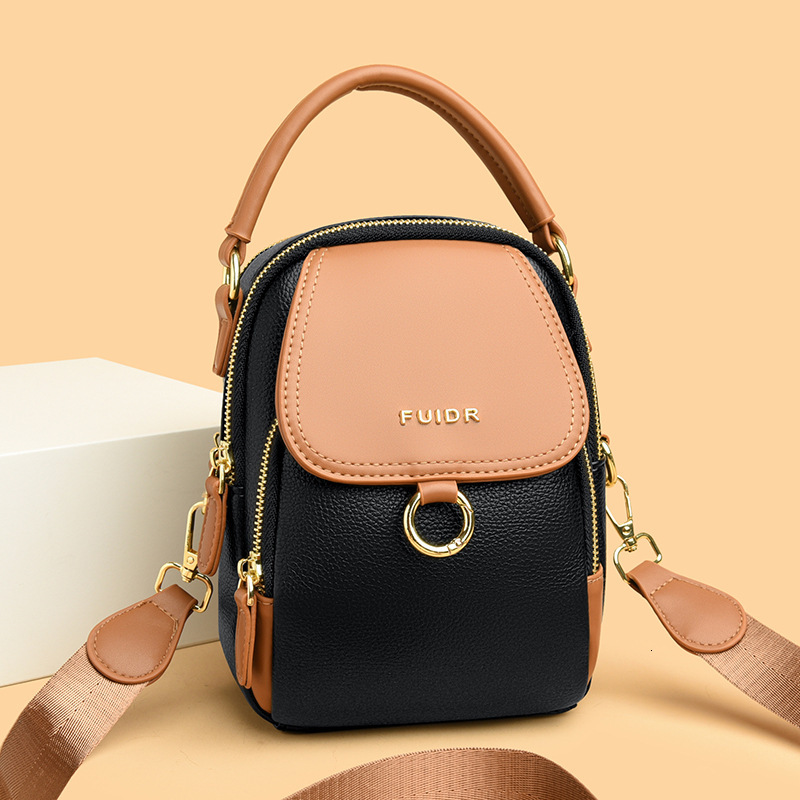 Free Shipping Designer Mom Bag 2025 New Versatile Small Crossbody Bag For Women Color-block Shoulder Luxury Handbag Casual Trendy Phone Bag
