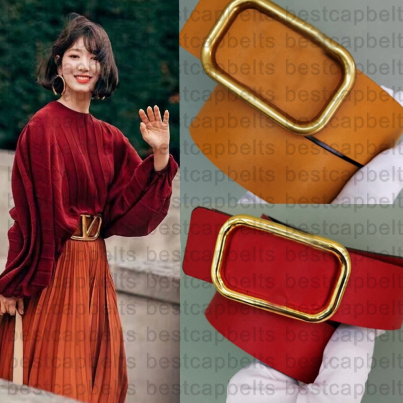 Quality Leather Classic All-match for Women Dress Decoration Belt Matching Wholesale Width 3cm 4cm 7cm Three Sizes