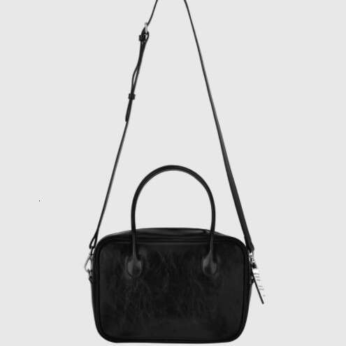 Korean NIEEH Small Square Genuine Leather Large Capacity Shoulder Handbag Crossbody Jennie Style Pillow Bag