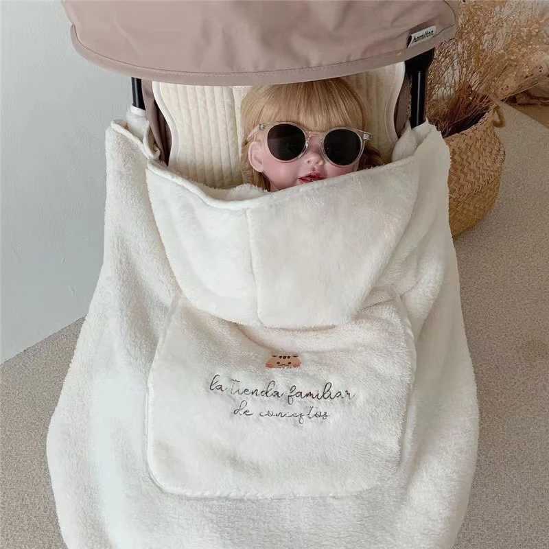 ins cartoon bear plush baby blanket baby stroller windproof blanket travel out portable warm baby swaddle blanket y2506100H5O