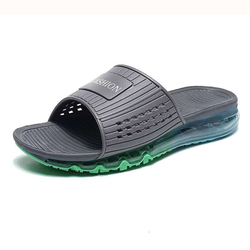 Hot Selling Casual Outdoor Fashion Men's Full Palm Air Cushion Summer Beach Slippers