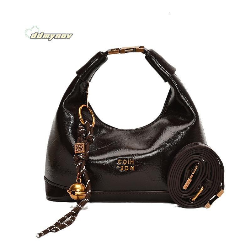 for Women 2025 New High-End Niche Autumn Winter Textured Shoulder Crossbody Ladies Trendy Handbag Dumpling Bag ddmynov