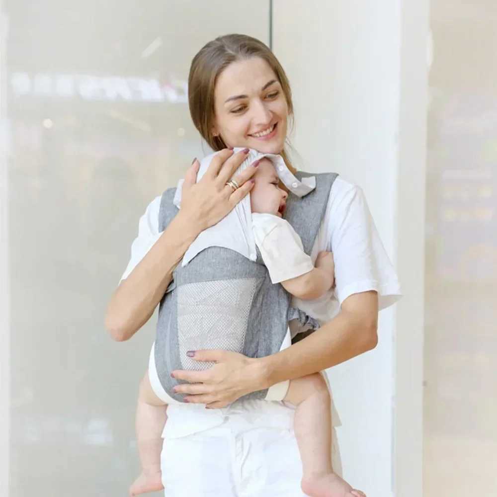 Baby Carrier Wrap Bebe Kangaroo Bag Newborn Baby Sling Toddler Backpack Baby Bags Easy To Wear Baby Carriers Bebes Accessories y250610HHFA