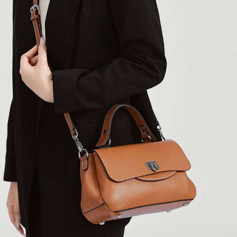 Genuine Leather Women's Designer Crossbody Bags High Quality Cowhide Women Shoulder Bag Female Handbags M8863