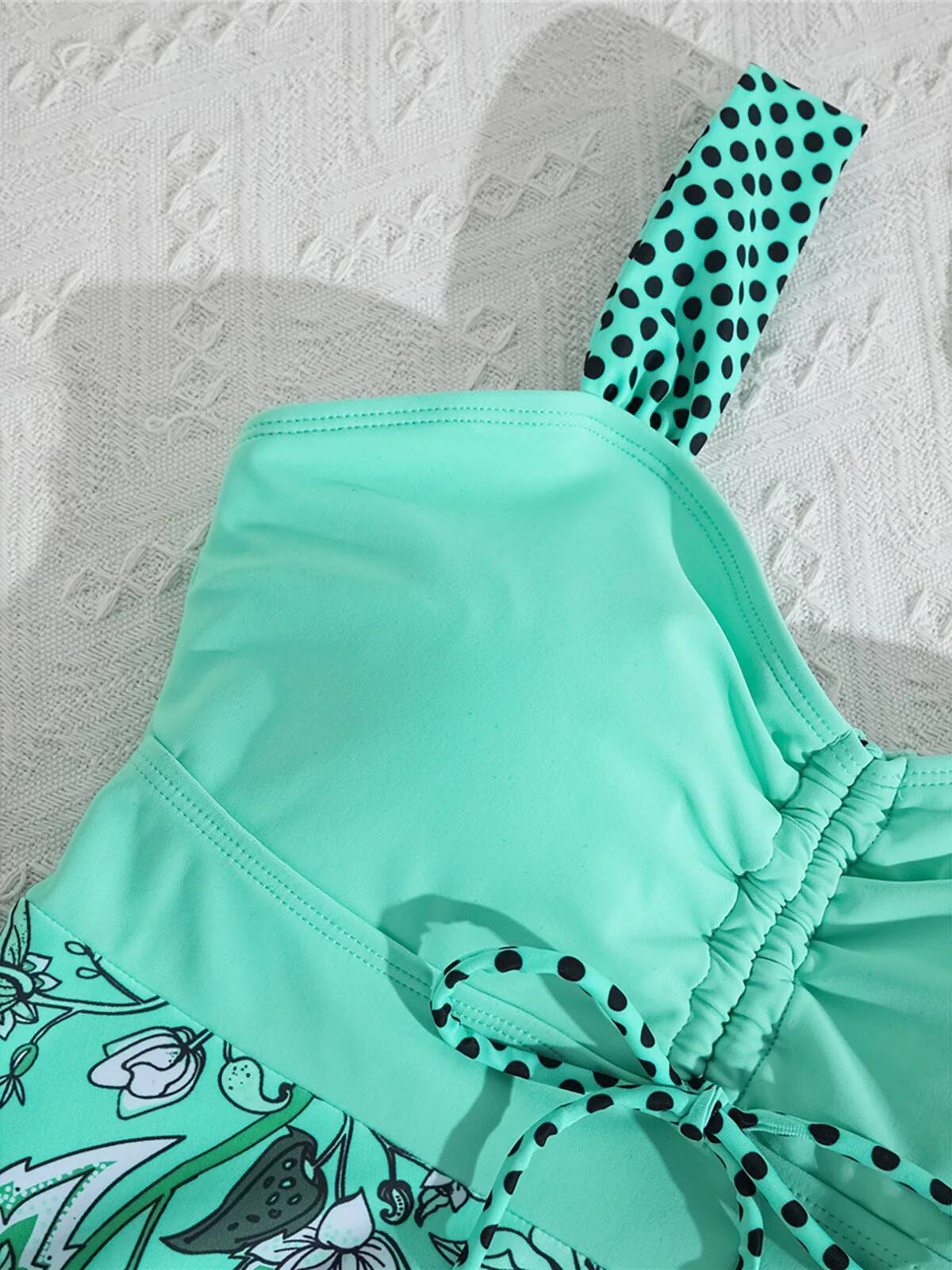 S - XXL Printed Padded Female Swimsuit High Waist Women Swimwear Two-pieces Bikini set Bather Bathing Suit Swim K6571