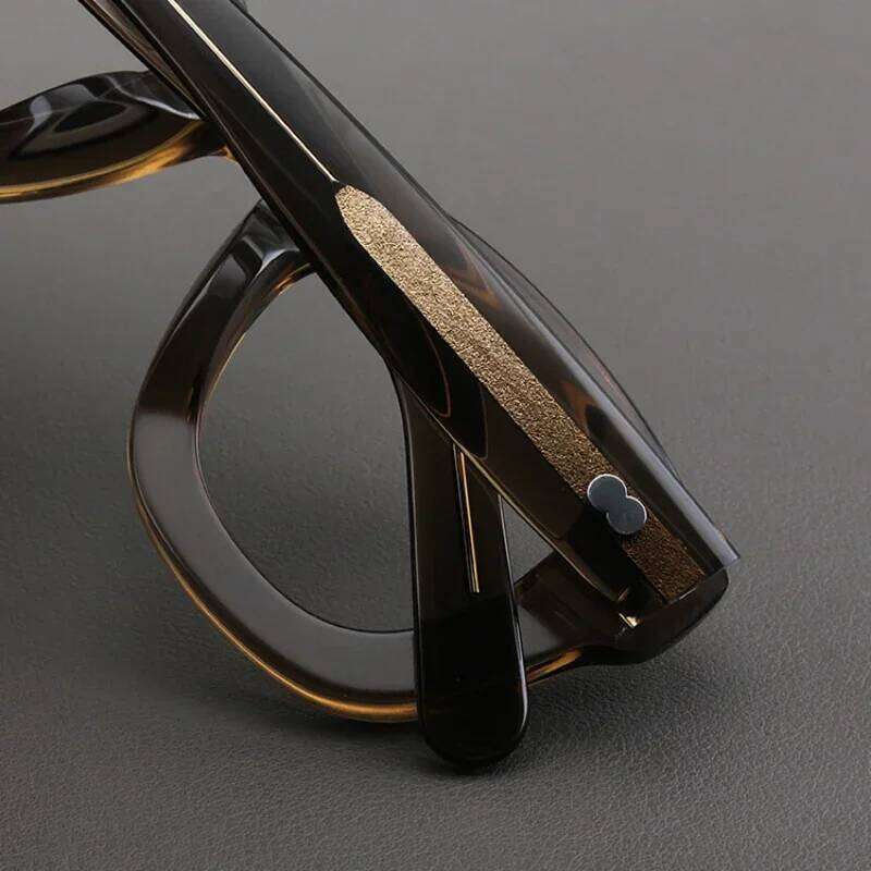 Men Glasses Frame Fashion Thick Acetate Square Designer Brand Myopia Eyewear Handmade Optics Women Prescription Eyeglasses
