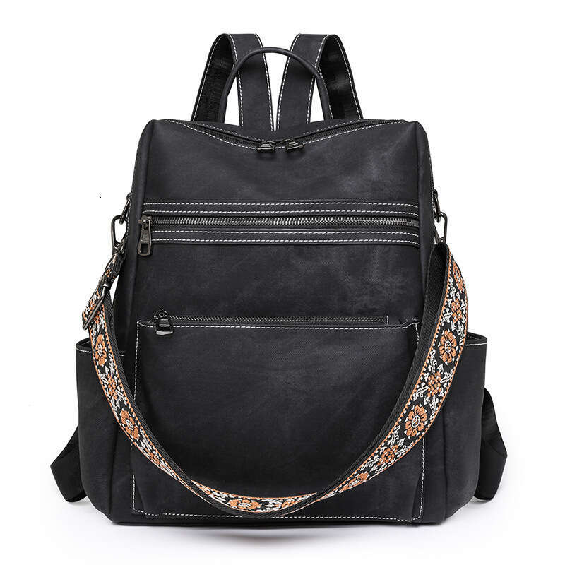 Cute Women's Lightweight Girls' Backpack Large Capacity Casual Travel Dual-Use Shoulder Bag B5