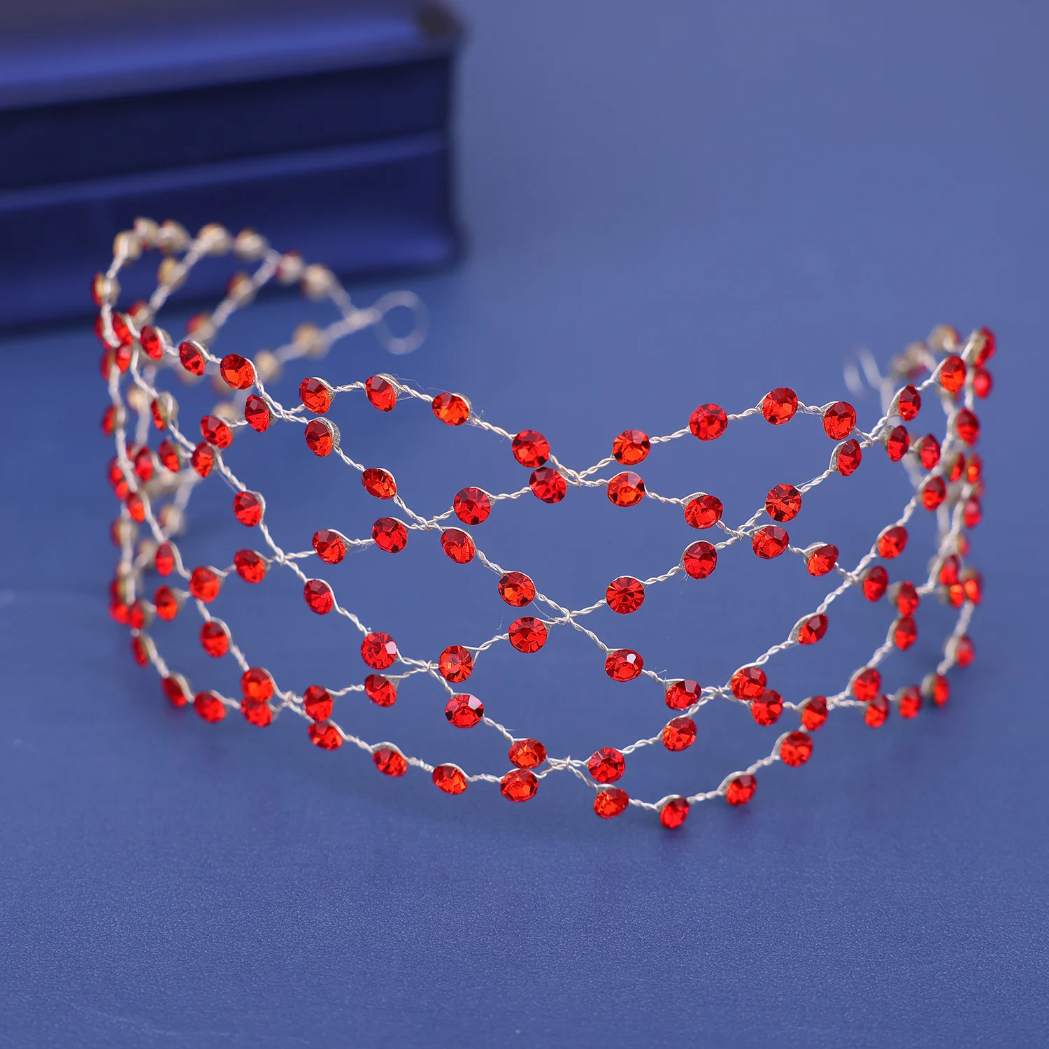 Fashion Handmade More Color Crystal Headbands Wedding Hair Accessories Rhinestone Hairband Bridal Head Vines 250610