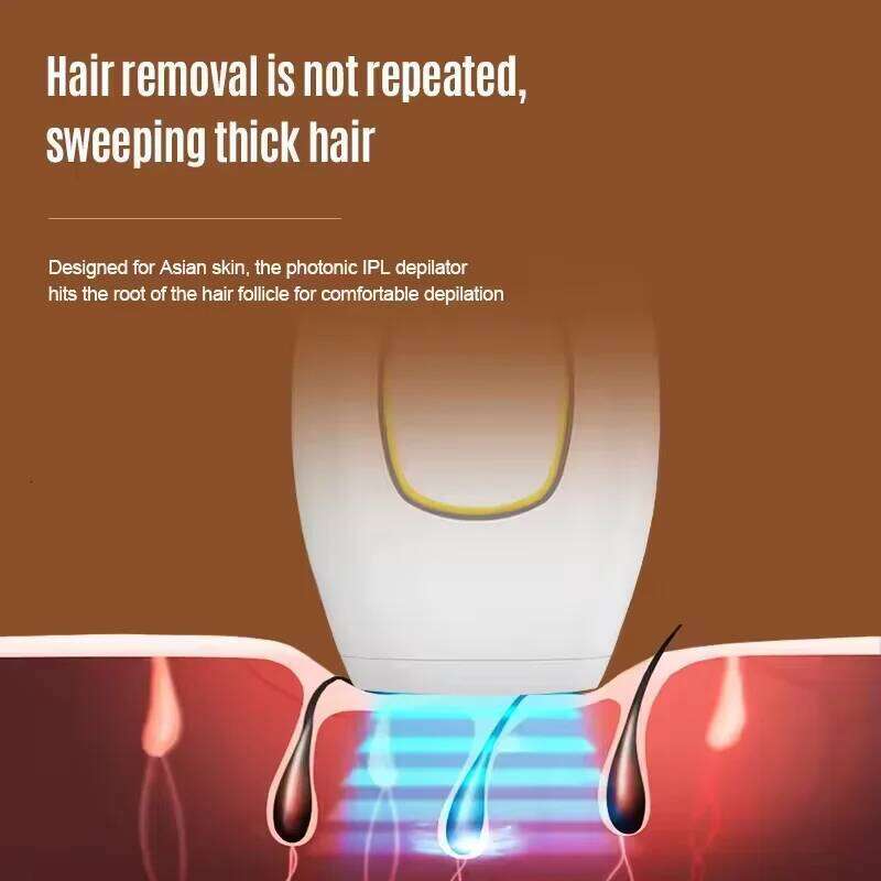 Hair freezing point painless laser permanent women's whole body underarm lip private parts hair removal device