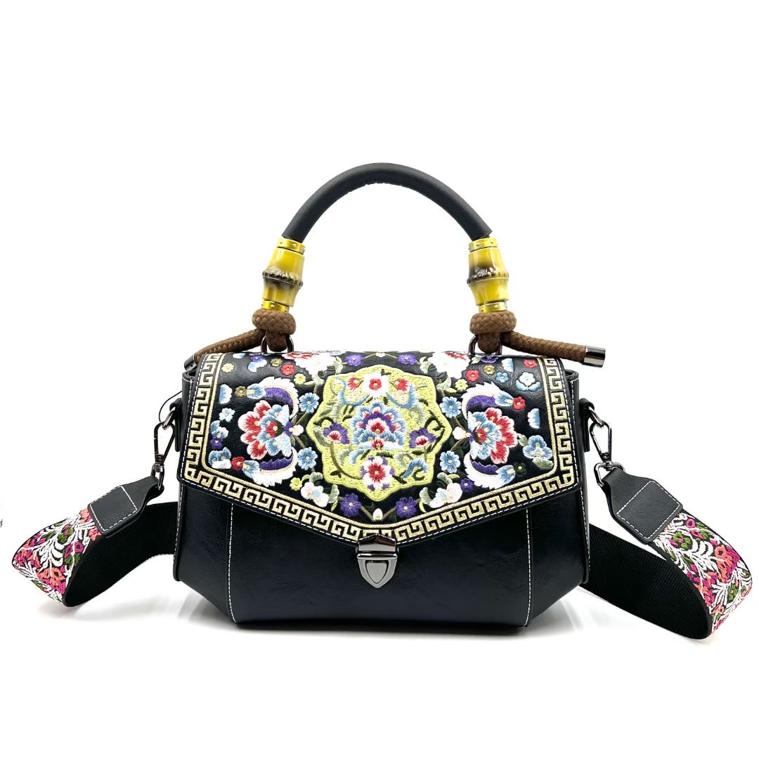 RH8773 Chinese Floral - Embroidered Handbags designer bag Support customization
