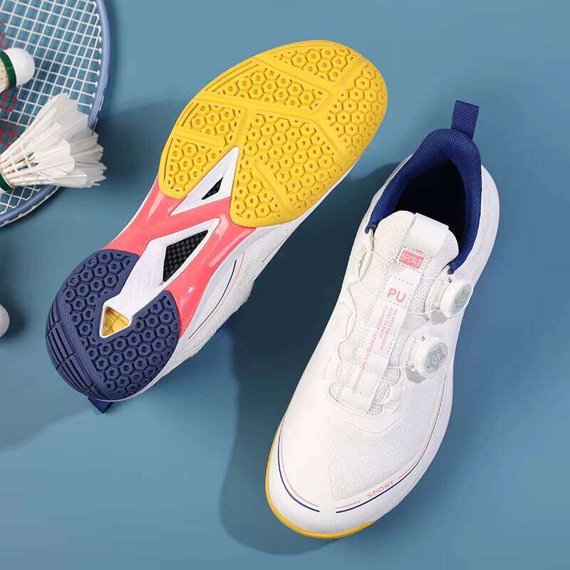 High Quality Couple Badminton Sneakers Anti-slip Table Tennis with Carbon Plate Running Shoes