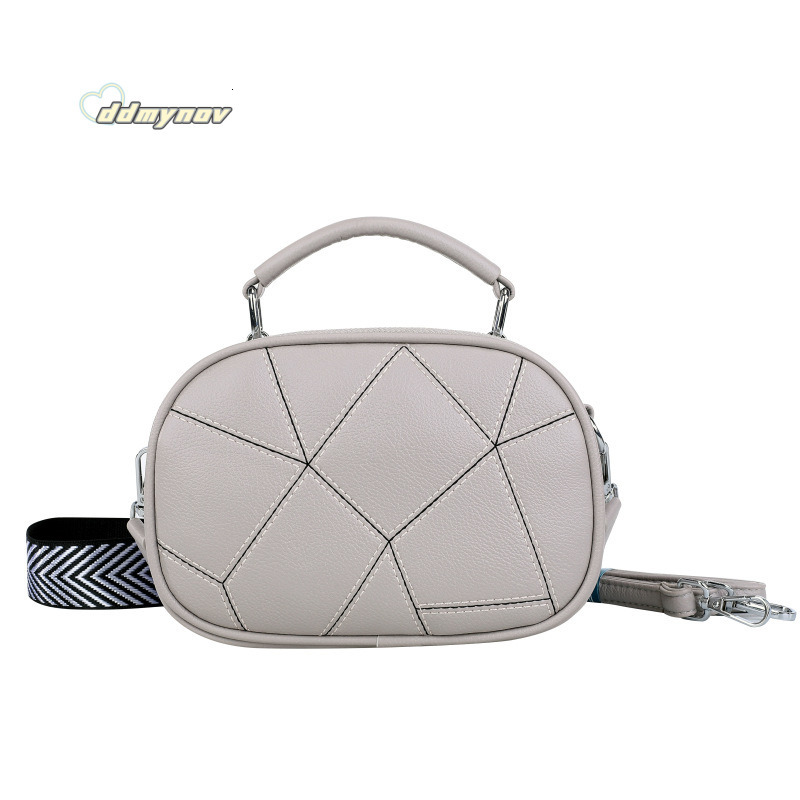 Fashion Patchwork Small Square High-end Versatile Women's Trendy Handbag Shoulder Crossbody Bag ddmynov