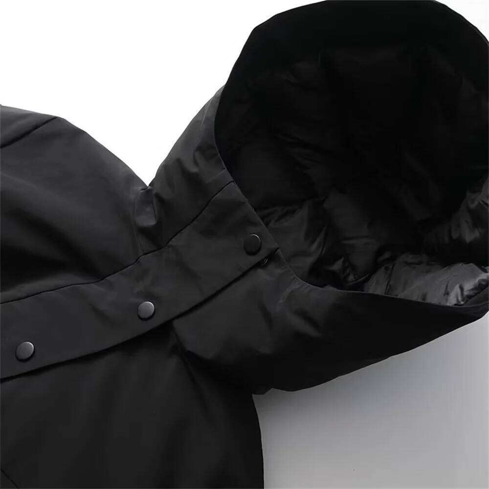 2025 Fashion Women's Casual Elegant Design Sense European and American Skiing Series Waist Warmth Cotton Clothes