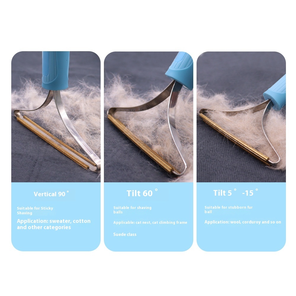 Brush Shaving Pet Remover Carpet Dog Hair Scraper Cat Cleaning Tool
