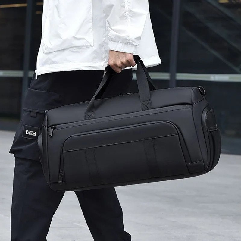 Travel Duffel Bag Outdoor Camping Hiking Swimming Bags with Shoes Pack Sports Gym Fitness Yoga Wet Dry Handbag Luggage Satchel 250605