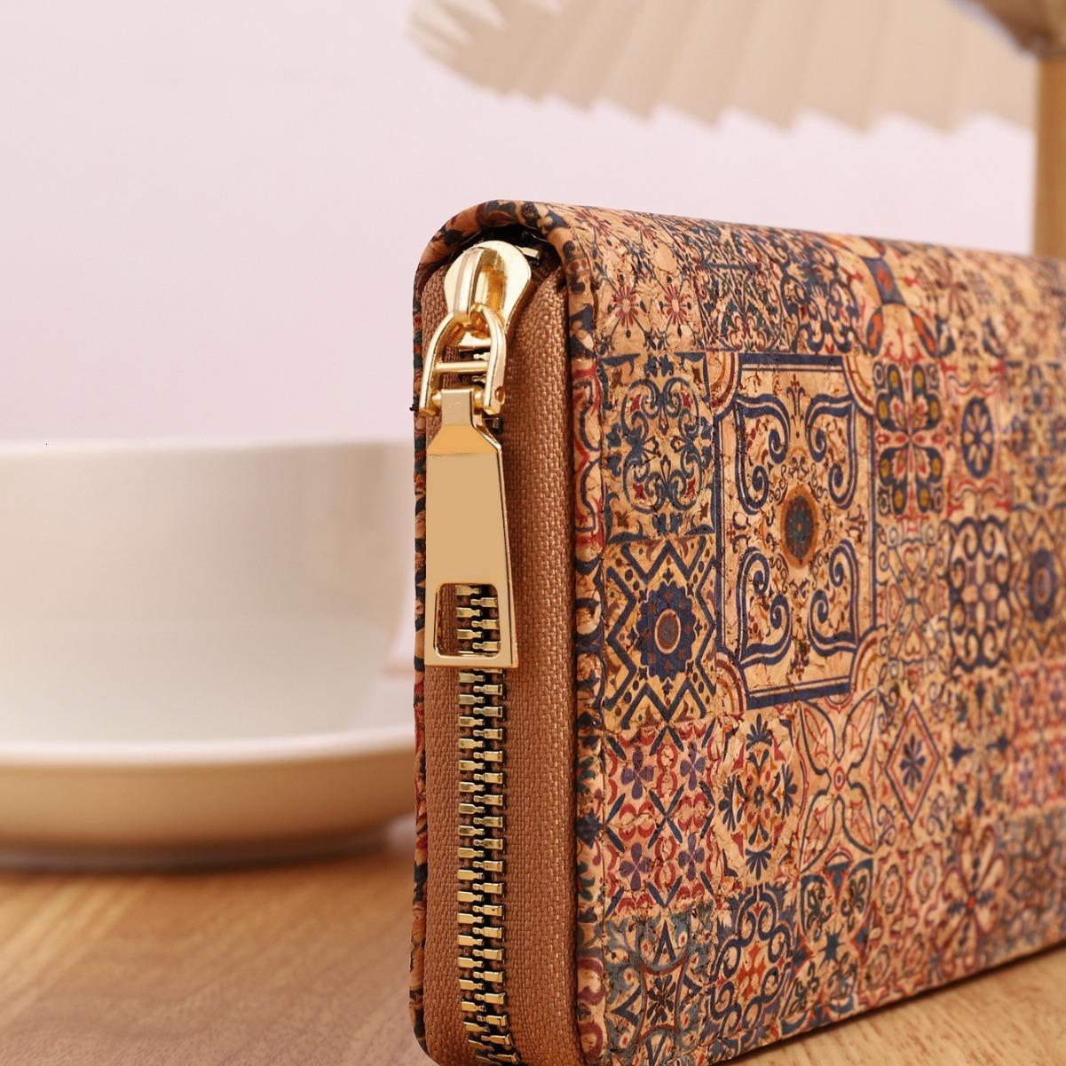 Free Shipping 2025 New Designer Bag Cross-border Ethnic Style Women's Wallet Wood Grain Multi Card Slot Card Bag PU Material Exquisite Practical 