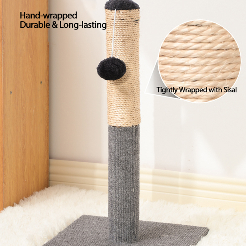 Explosive sisal cat claw pole vertical small cat climbing frame detachable and foldable cat paw grinder factory direct sales