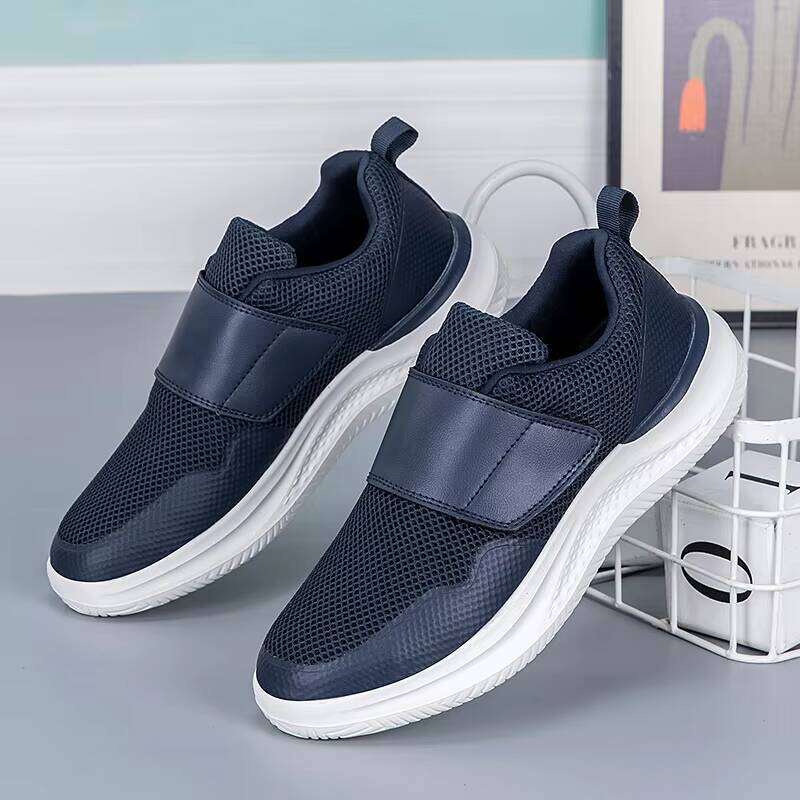 Hot Selling Breathable Casual Shoe Slip-on Low-top Walking Sneakers Men's Big Size Chunky Shoes for Men